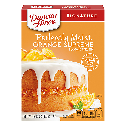 Duncan Hines Signature Perfectly Moist Orange Supreme Cake Mix