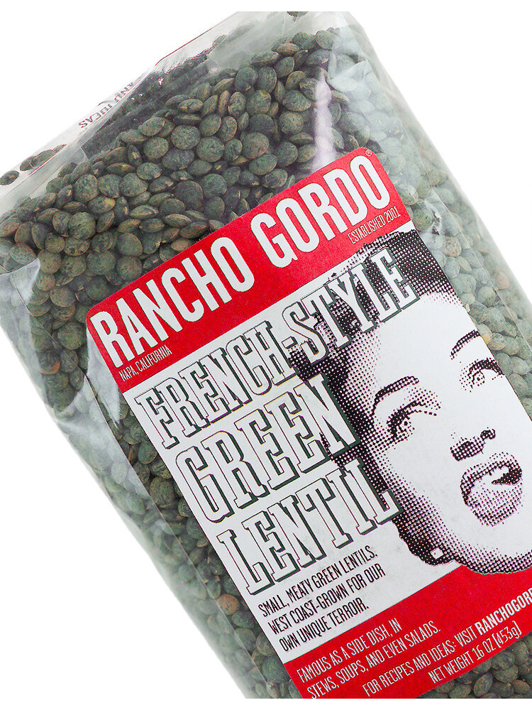 Rancho Gordo French Green Lentils, 16oz