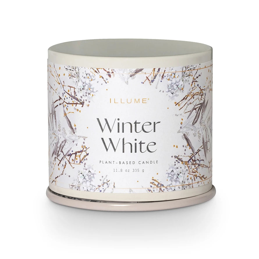 Winter White Holiday Tin