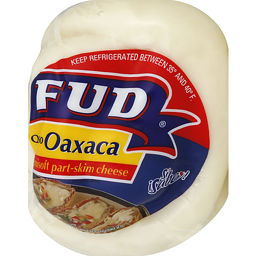 FUD Queso Oaxaca Mexican Style String Cheese 12 Oz. Pack