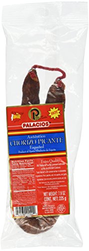 Palacios Spanish Hot Picante Chorizo 7.9 Ounce