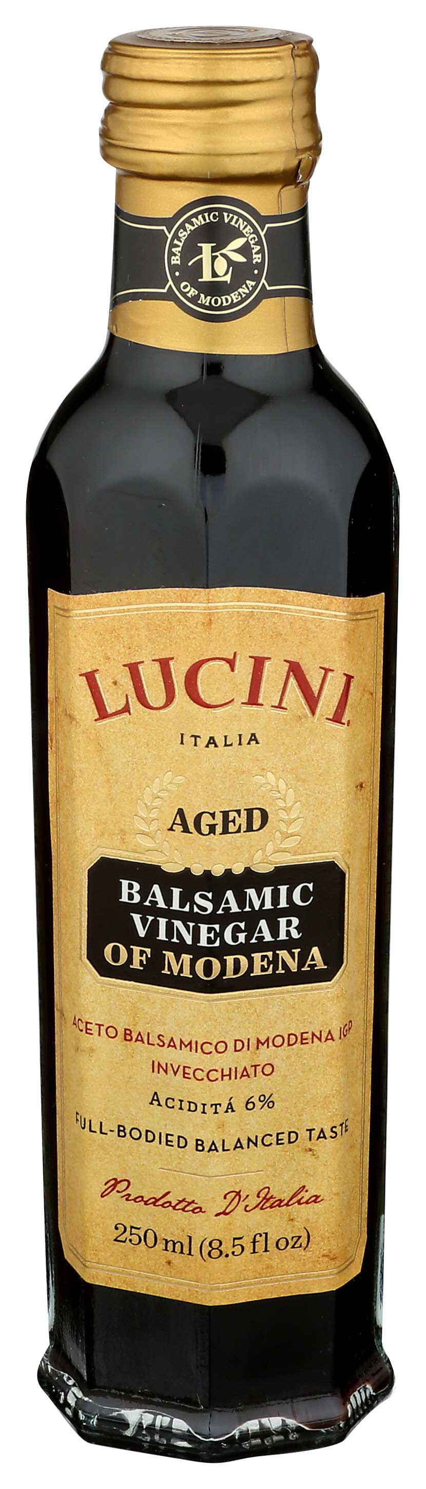 Lucini Italia Aged Balsamic Vinegar Of Modena 8.5 Fl Oz