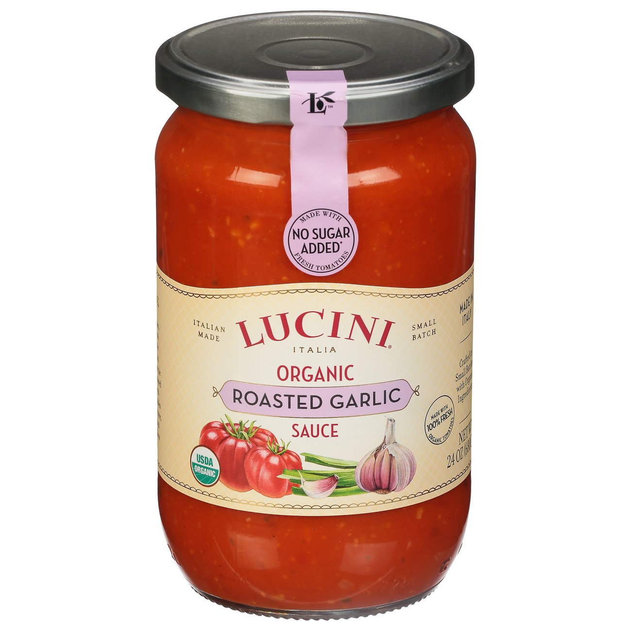 Lucini Italia Organic Roasted Garlic Marinara Sauce