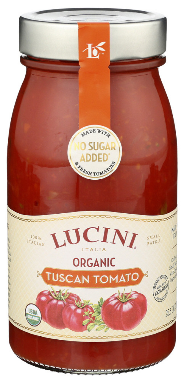 Lucini Italia Organic Tuscan Marinara Sauce 25.5 Oz. Jar
