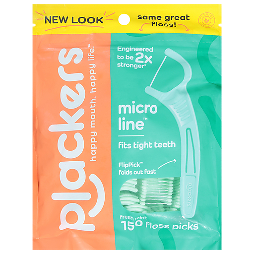 Plackers Micro Mint Dental Floss Picks