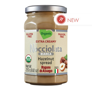 Rigoni - Fiordifrutta Nocciolata Bianca Hazelnut Spread 8.82 Oz Jar