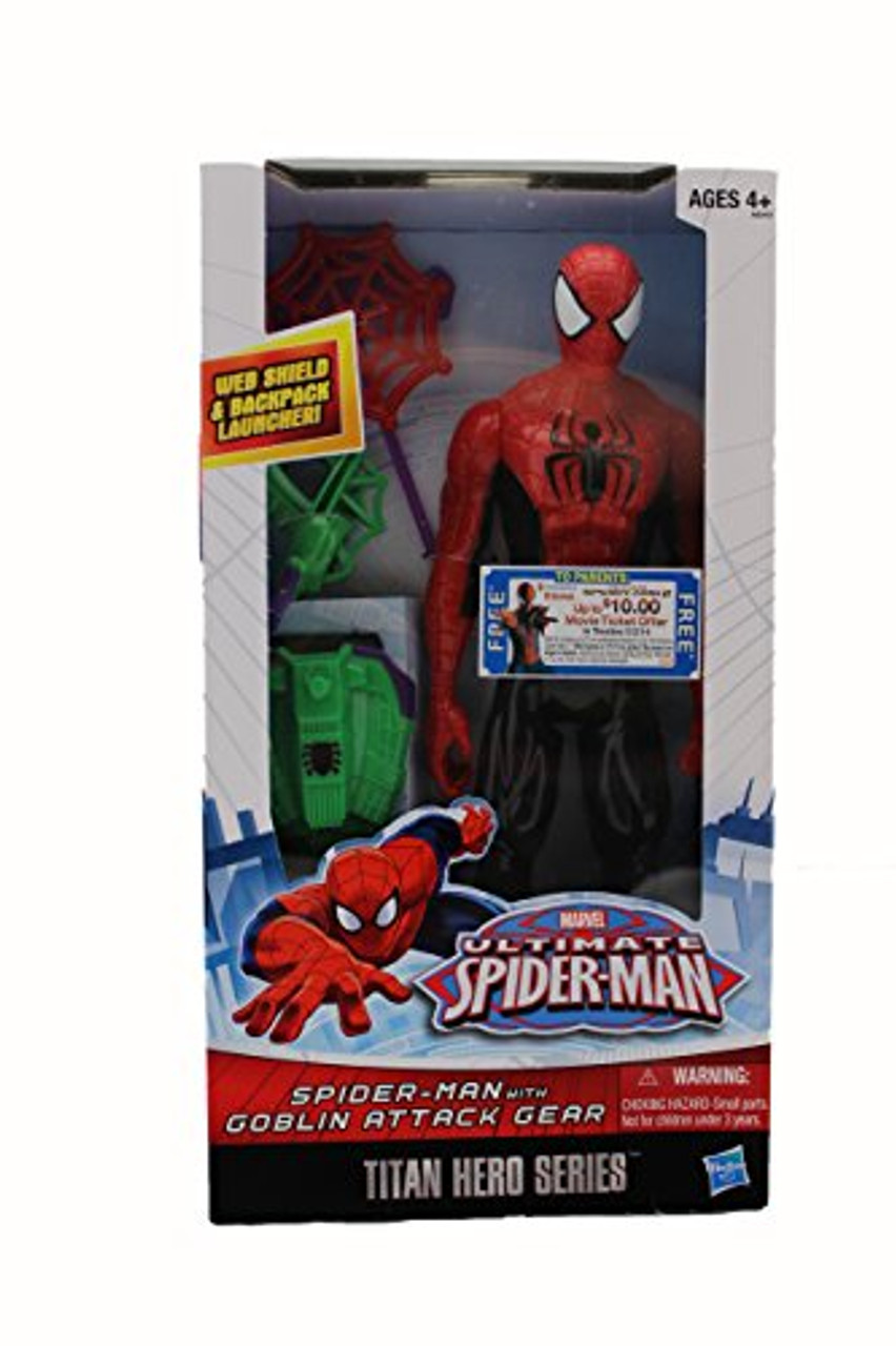 Marvel Hasbro Ultimate Spider-Man Titan Hero Series Goblin Attack Gear