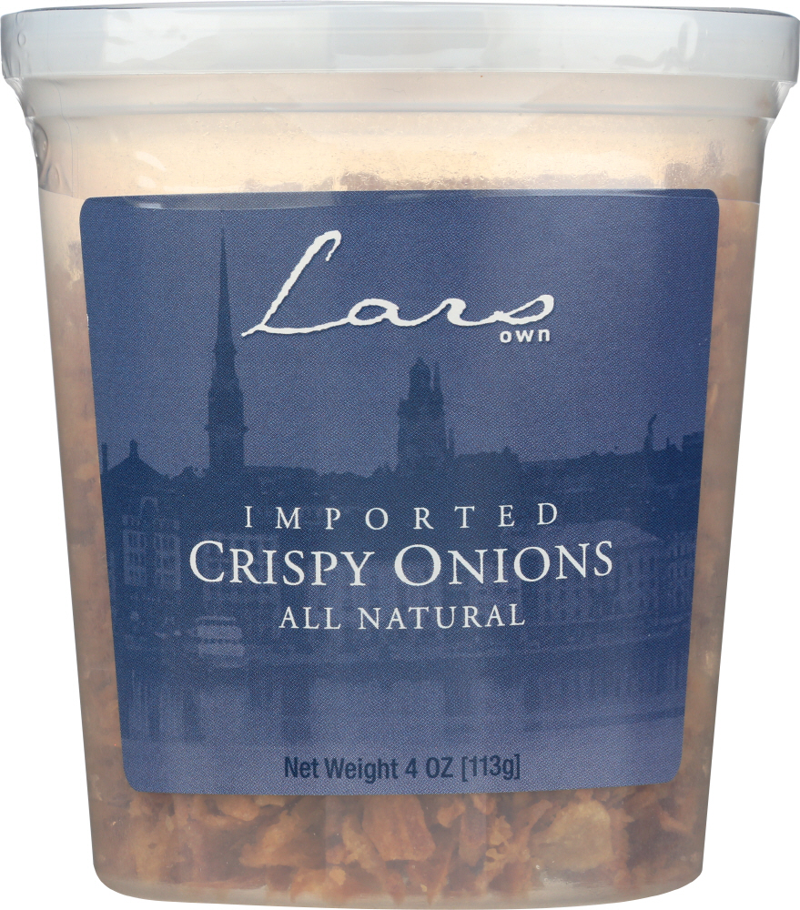 Lar's Own Crispy Onions - Case Of 12/4 Oz