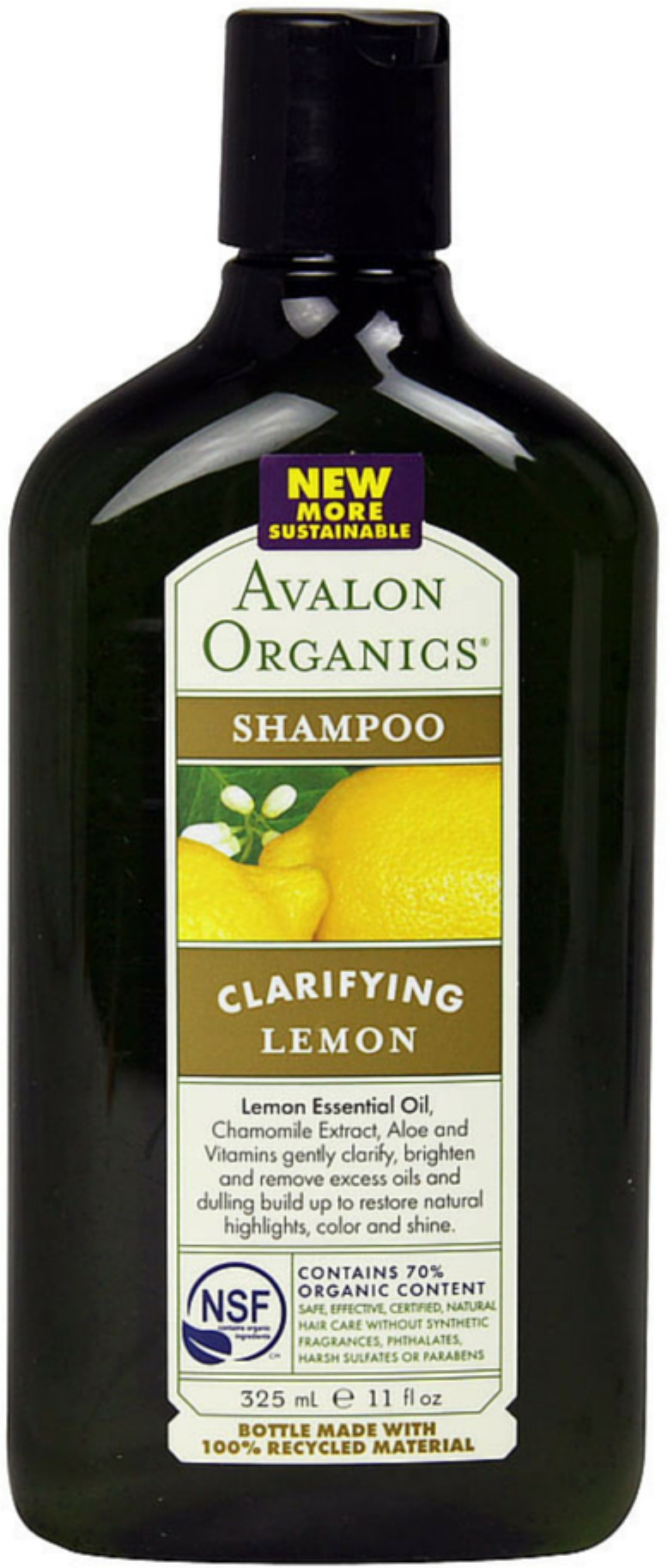 Avalon Organics Lemon Clarifying Shampoo, 11 Fl Oz