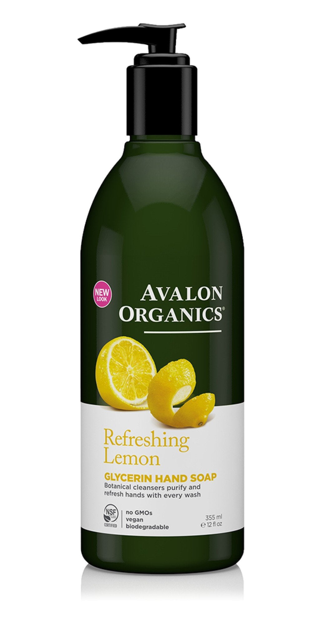 Avalon Organics Glycerin Hand Soap Refreshing Lemon -- 12 Fl Oz