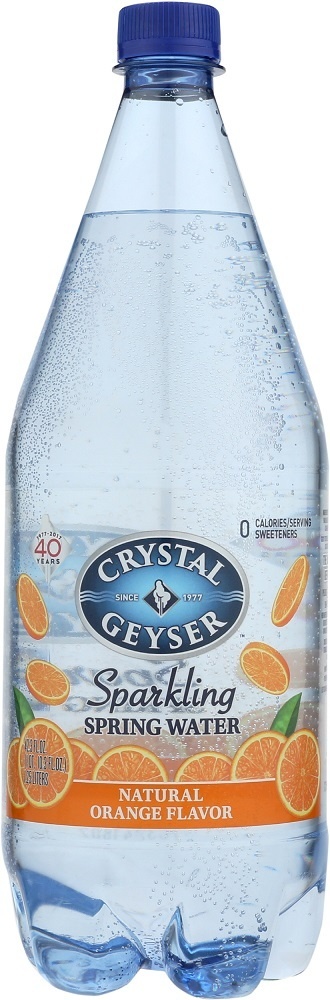 Crystal Geyser Orange Sparkling Mineral Water