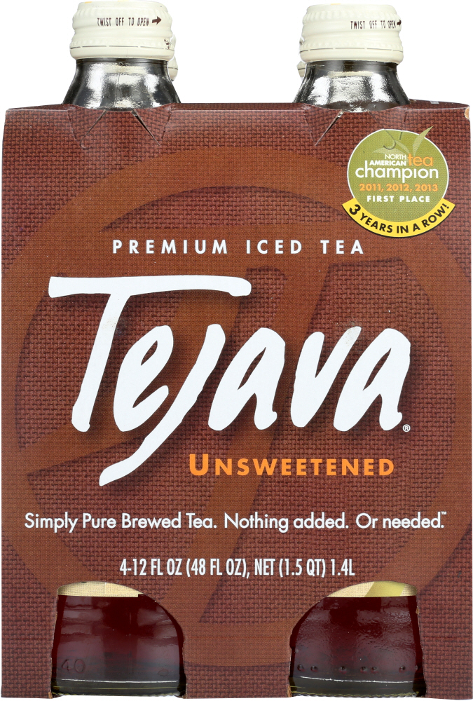 Tejava Premium Iced Tea 12 Oz Bottles 4