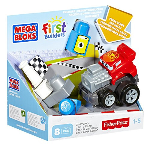 Mega Bloks First Builders Zippy Zach Vehicle Set