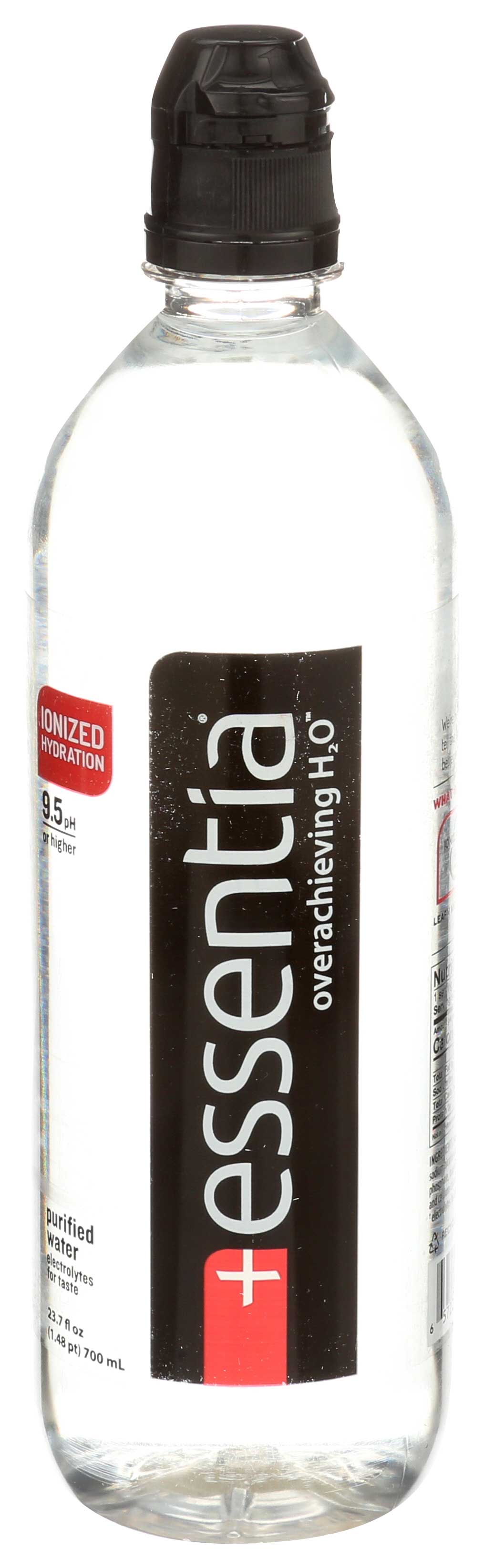 Essentia Bottled Water, 700 mL Sports Cap, Ionized Alkaline Water