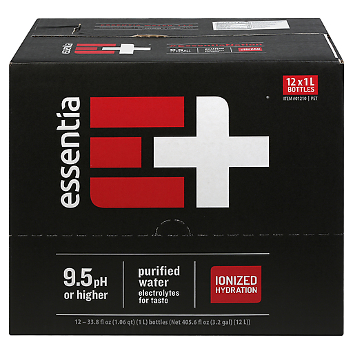 Essentia Ionized Alkaline 9.5 pH Bottled Water, 1 Liter