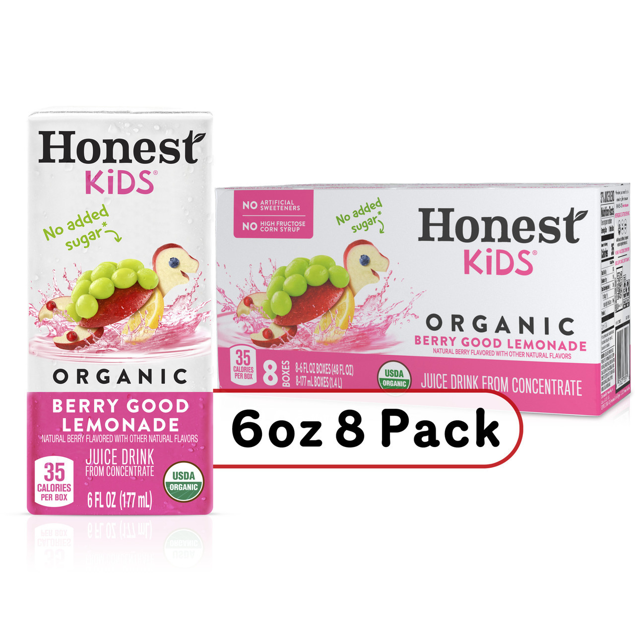 Honest Kids Organic Berry Lemonade Juice Drink - 8pk/6 Fl Oz Boxes