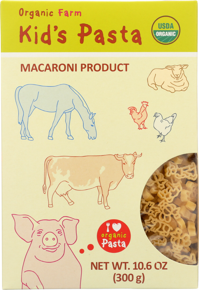 Kids Pasta ALB GOLD: Farm Shapes Organic, 10.6 Oz