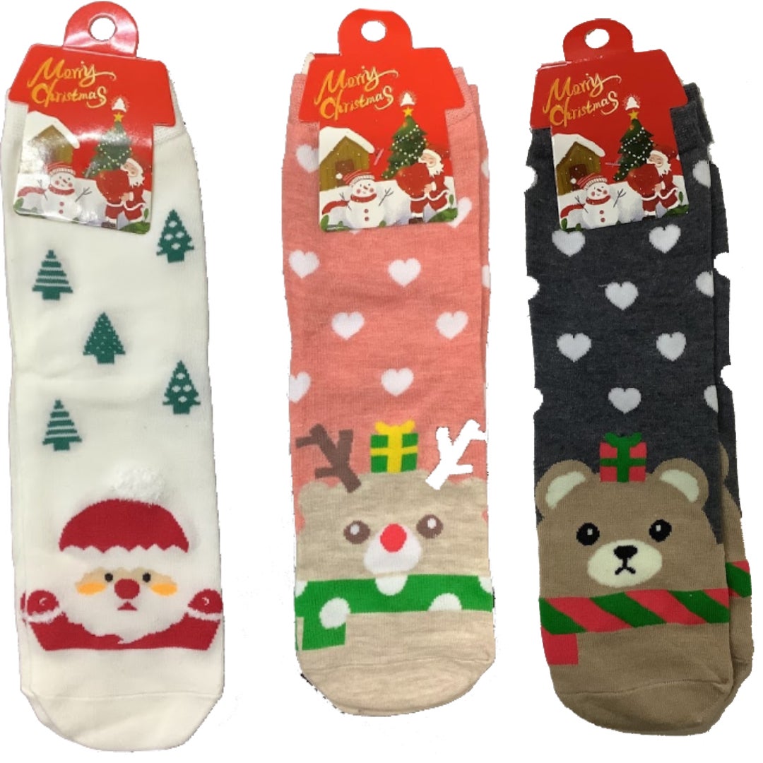 Hx Christmas Socks Assorted Design #so733