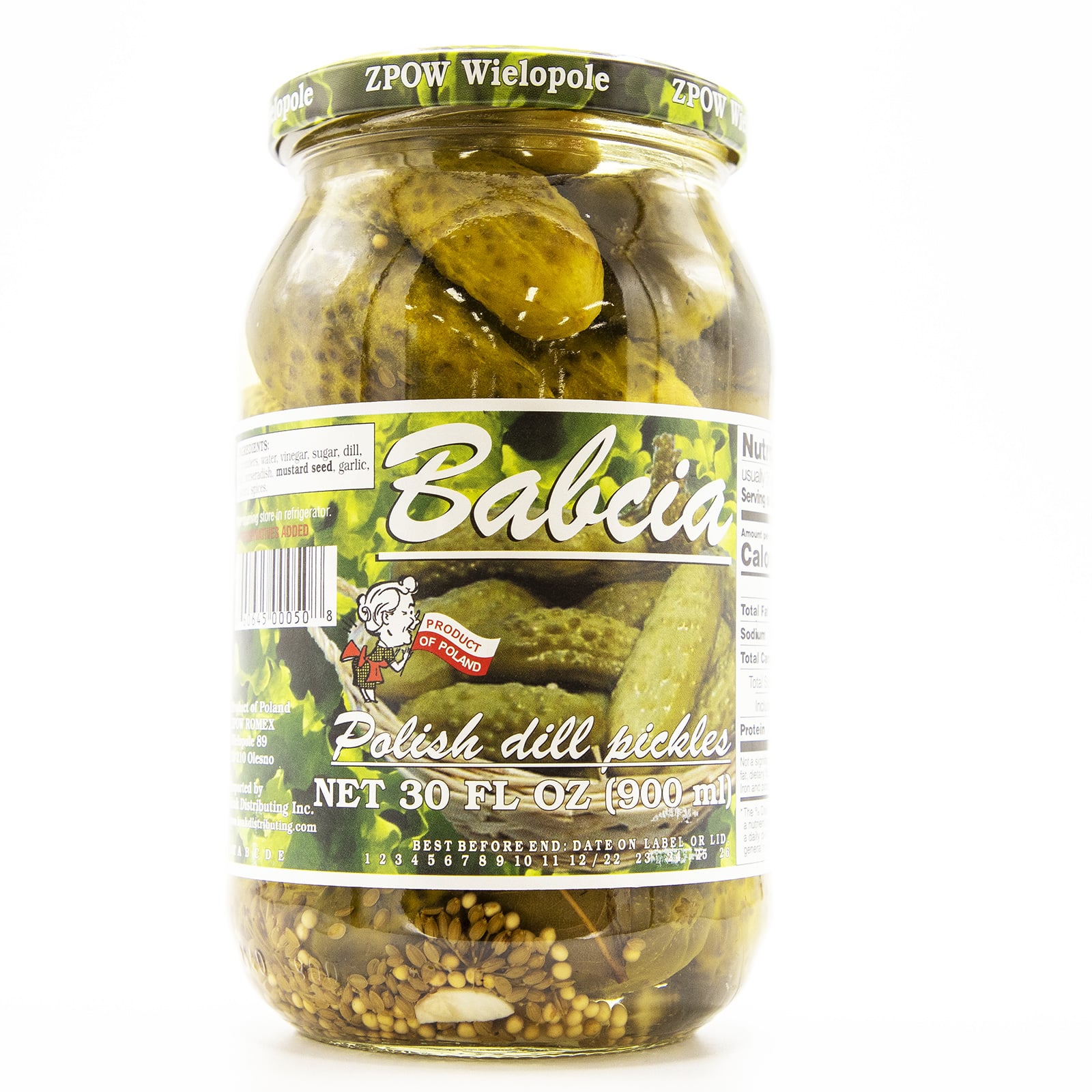 Babcia Polish Dill Style Pickles
