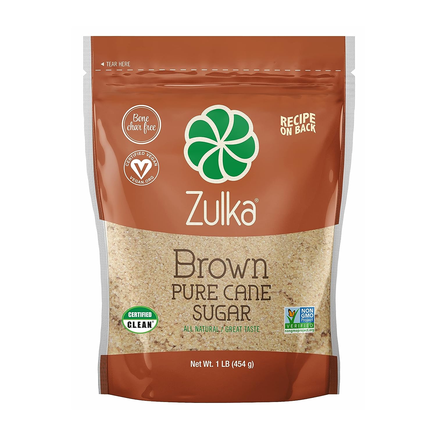 Zulka Brown Pure Cane Sugar, 1 Lb