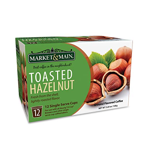Market & Main Toasted Hazelnut Single Serve Coffee Cups 3.81 Oz