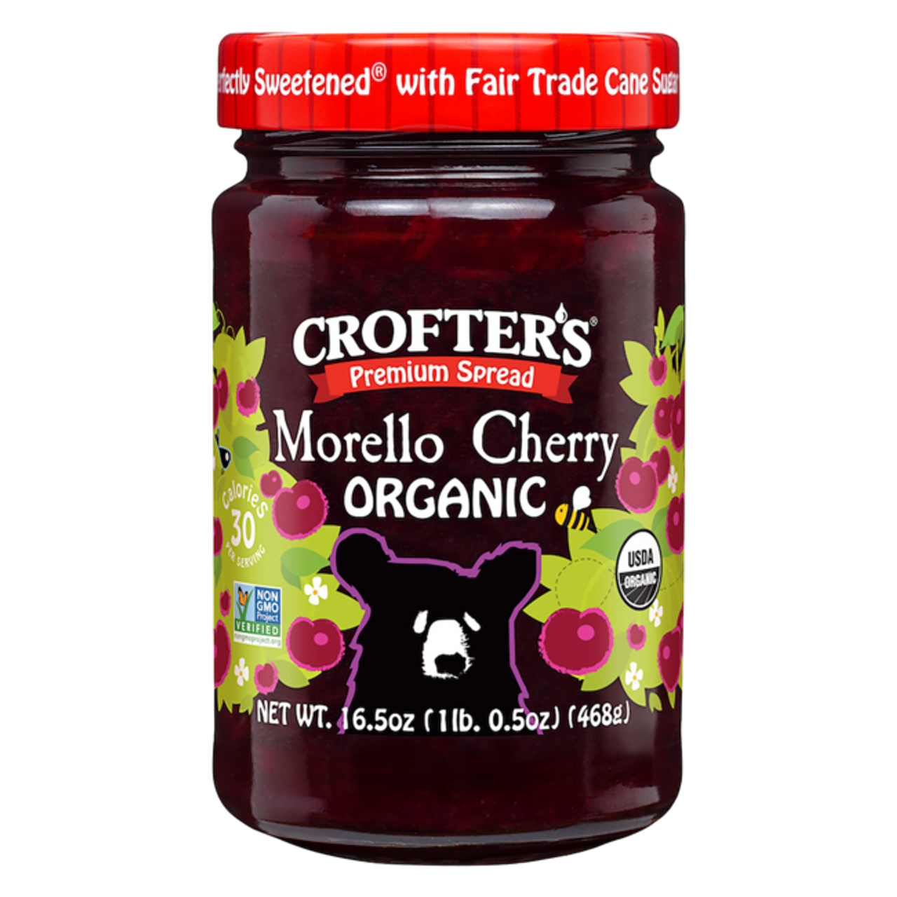 Crofter's Premium Spread, Organic, Morello Cherry 16.5 Oz