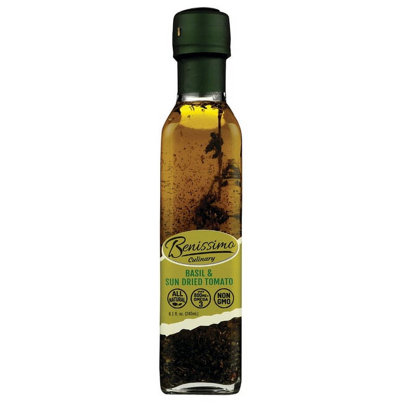 Benissimo Basil & Sun Dried Tomato Oil 8.1 Oz