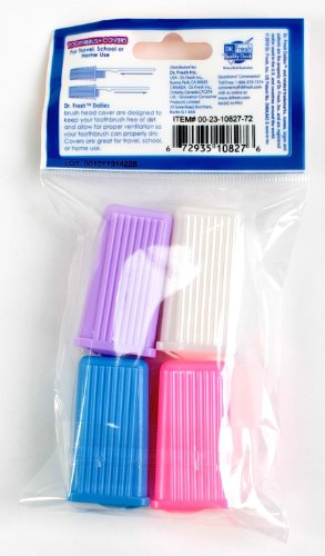 DR. Fresh Toothbrush Covers, Set Of 4