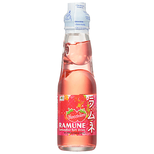 Mizuho Strawberry Ramune 6.76 Fl Oz