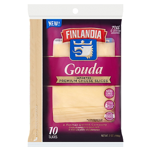 Finlandia Deli Slices, Gouda Cheese - 7 Oz