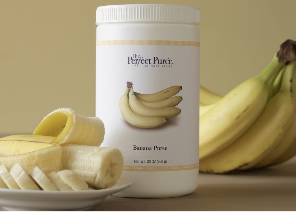 The Perfect Purée Puree Banana Puree, 30 Ounce -- 6 Per Case
