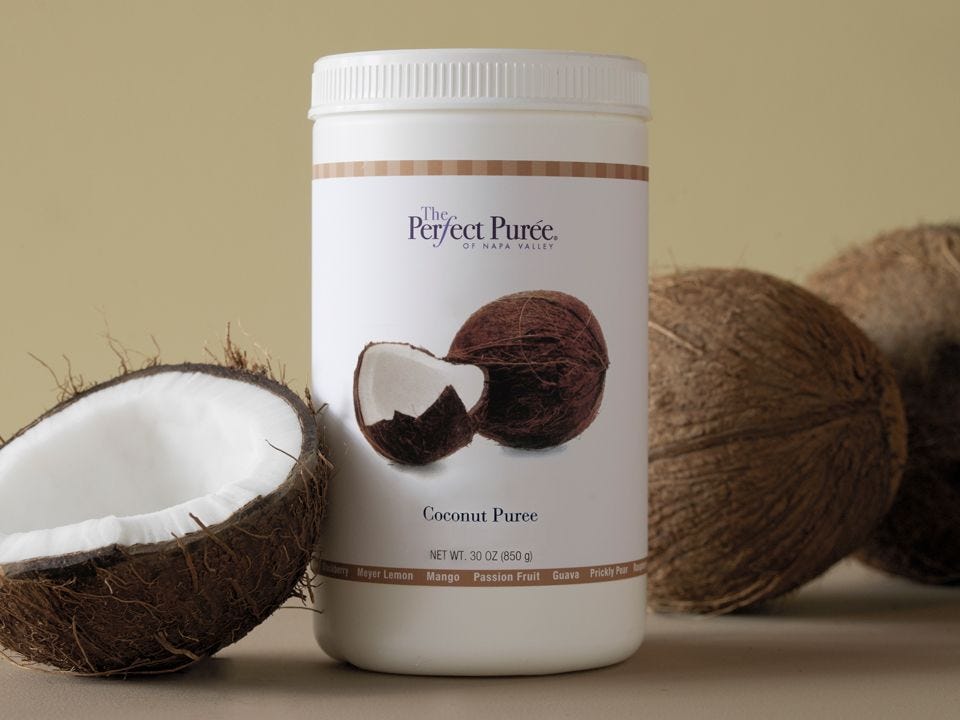 The Perfect Purée Puree Coconut Puree, 30 Ounce -- 6 Per Case