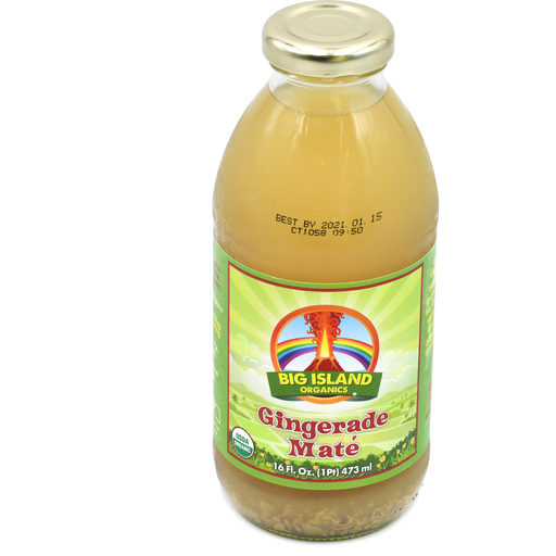 Big Island Organics Organic Gingerade Mate Juice, 16 Oz