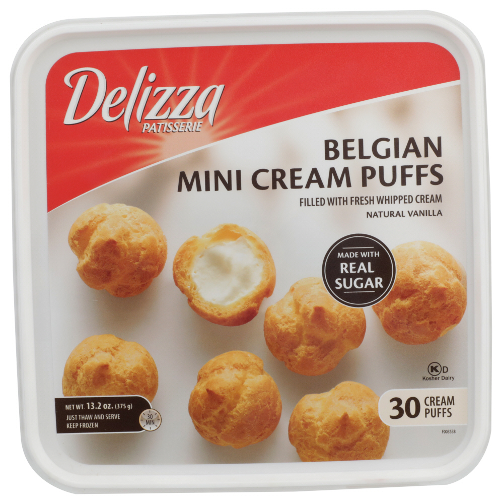 Delizza Patisserie Belgian Mini Cream Puffs