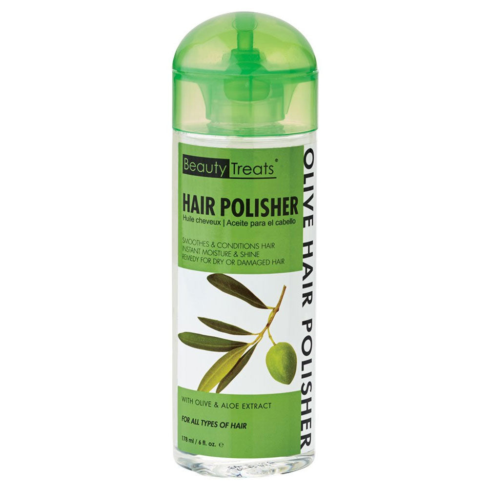 Beauty Treats Hair Polisher Olive 6 Oz