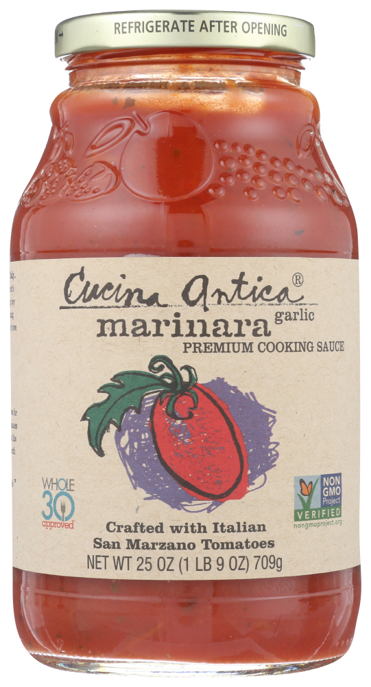 Cucina Antica Garlic Marinara Cooking Sauce 25 Oz