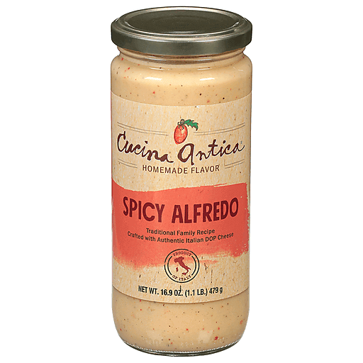 Cucina Antica Alfredo Sauce Spicy - Case Of 6-16.9 Oz