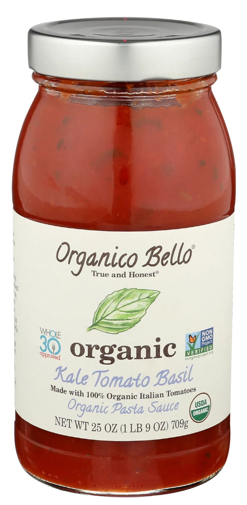 Organico Bello Marinara Organic Pasta Sauce 25 Oz Jar - 6ct Case