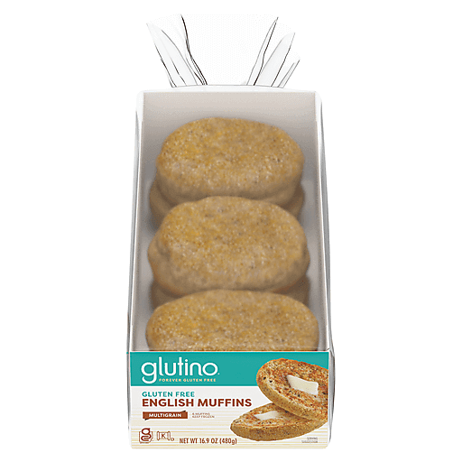 Glutino Gluten Free Multigrain English Muffins 6 Ct Package