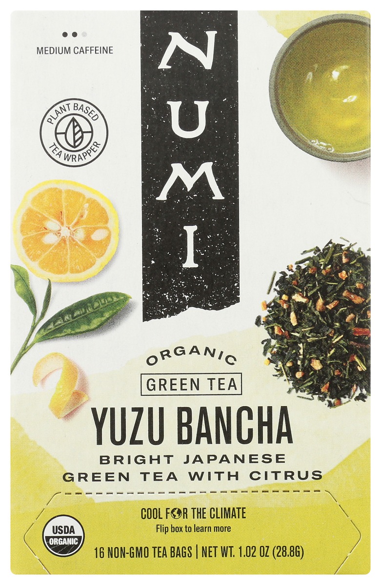 Numi Organic Yuzu Bancha Tea Bags
