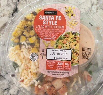 Market side Santa Fe Style Salad With Chicken