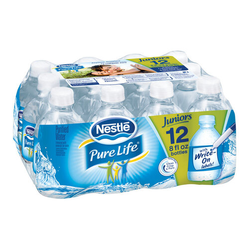 Nestle Waters 68274-19510 Pure Life 12130150 Bottled Drinking Water, 8 Oz