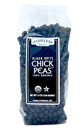 Timeless Natural Food Foods Black Butte Chickpeas, 14 Oz