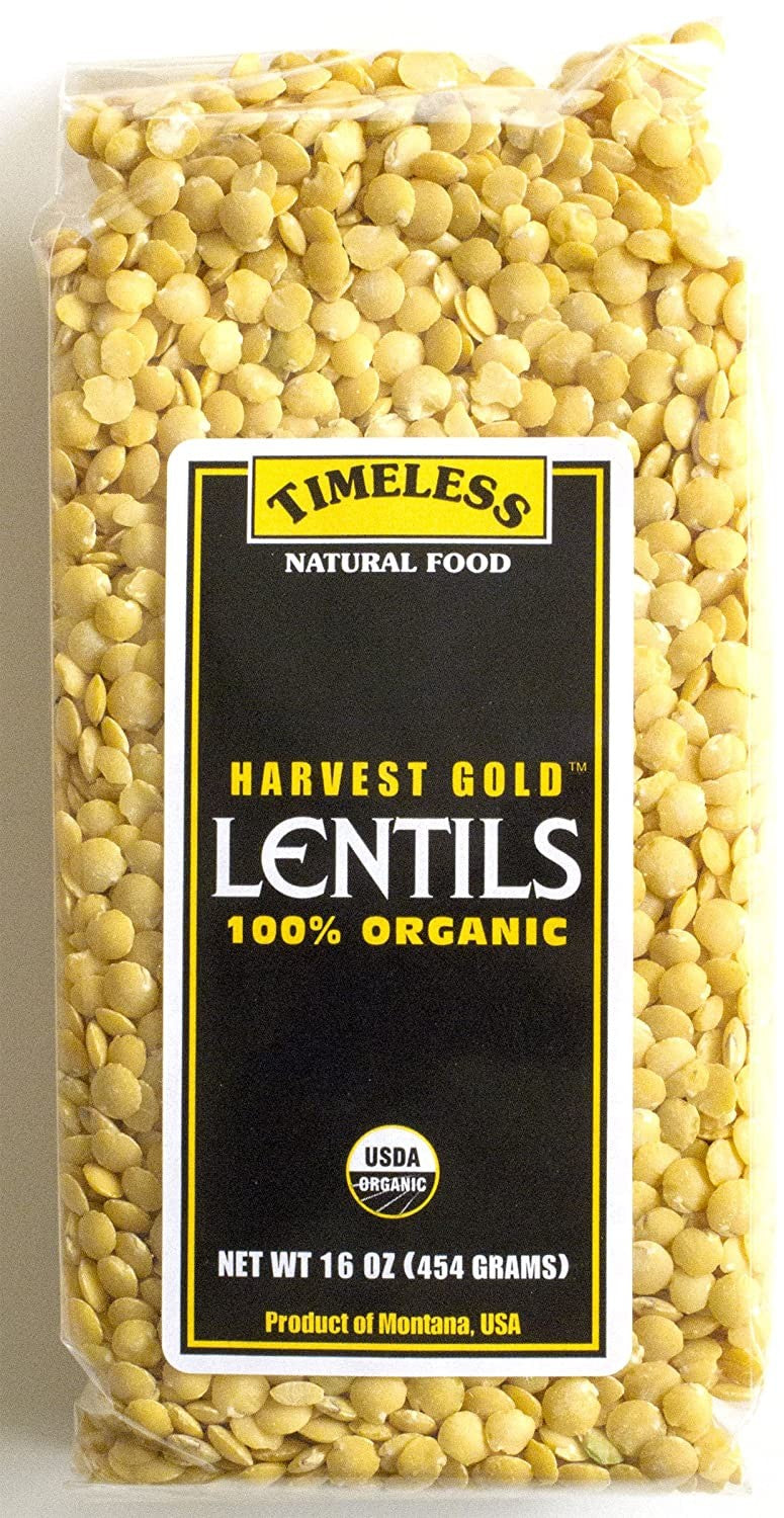World's Best Cheese Timeless Lentils, Organic, Harvest Gold