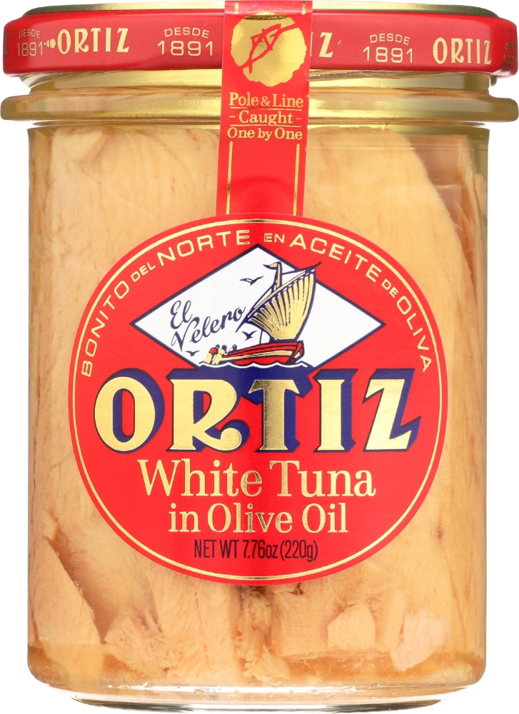 Ortiz Tuna In Olive Oil Glass Jar, 220g