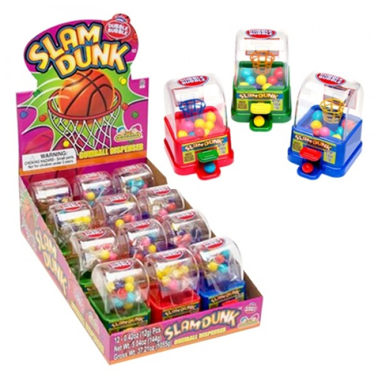 Dubble Bubble Gumball Dispenser, Slam Dunk
