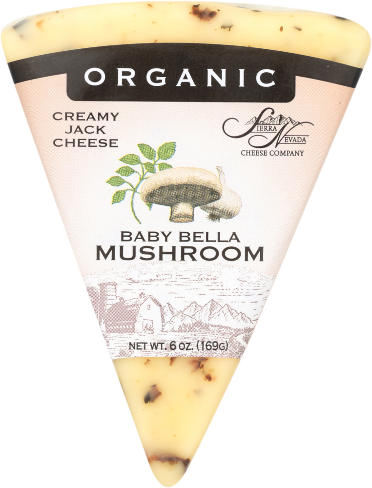 Sierra Nevada Organic Baby Bella Mushroom Creamy Jack Cheese 6 Oz