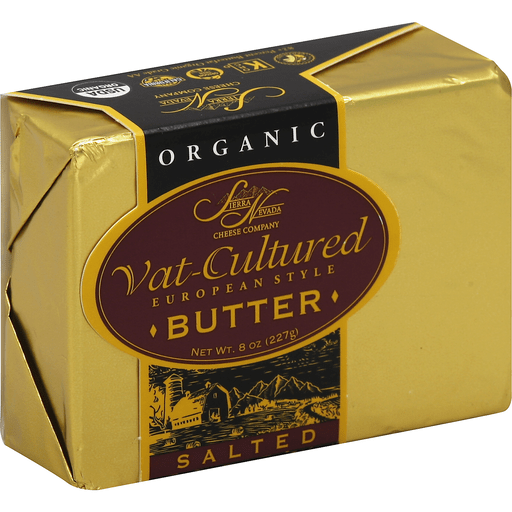 Sierra Nevada Butter, Vat-Cultured European Style, Salted