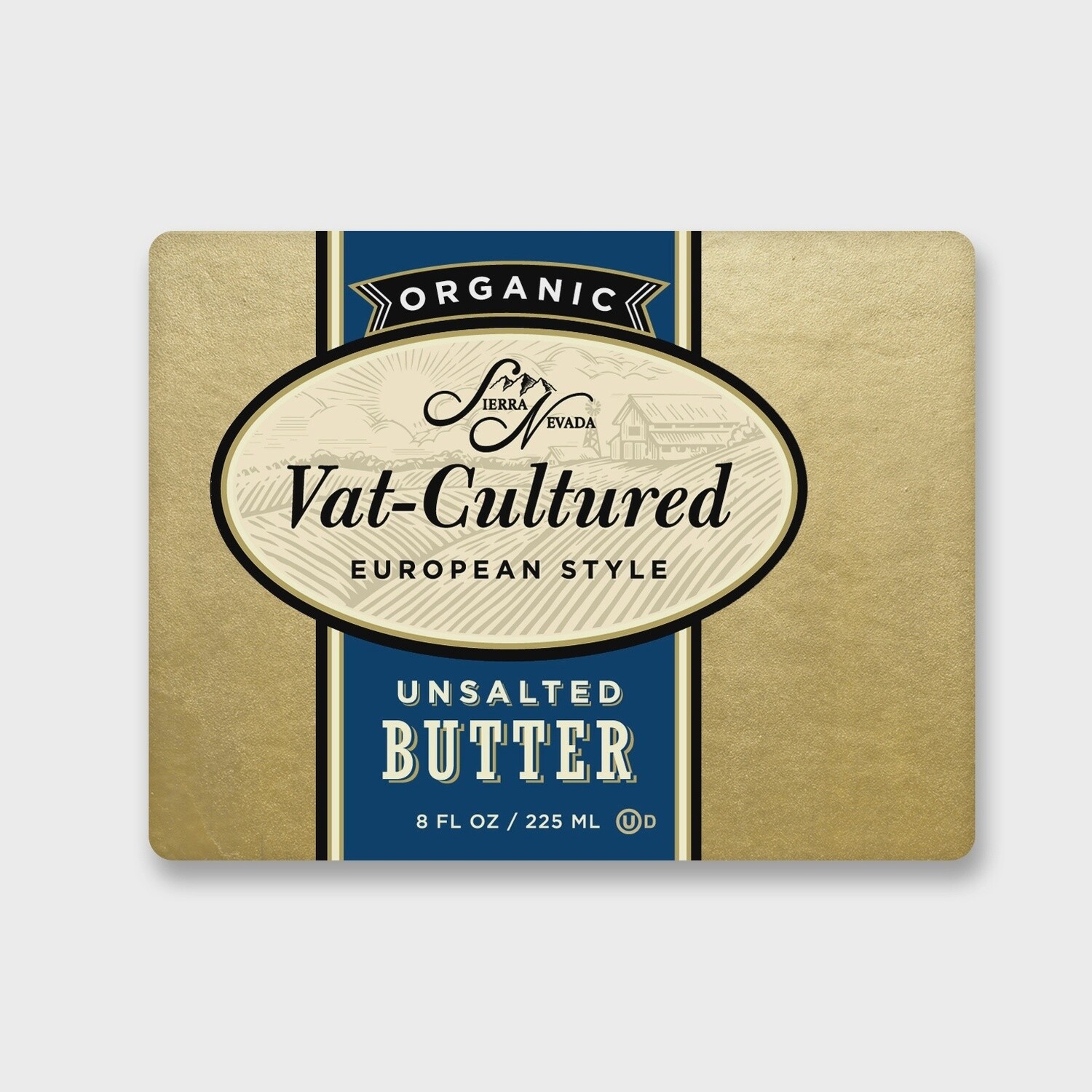 Straus Family Creamery Sierra Nevada Vat-Cultured European Style Unsalted Butter