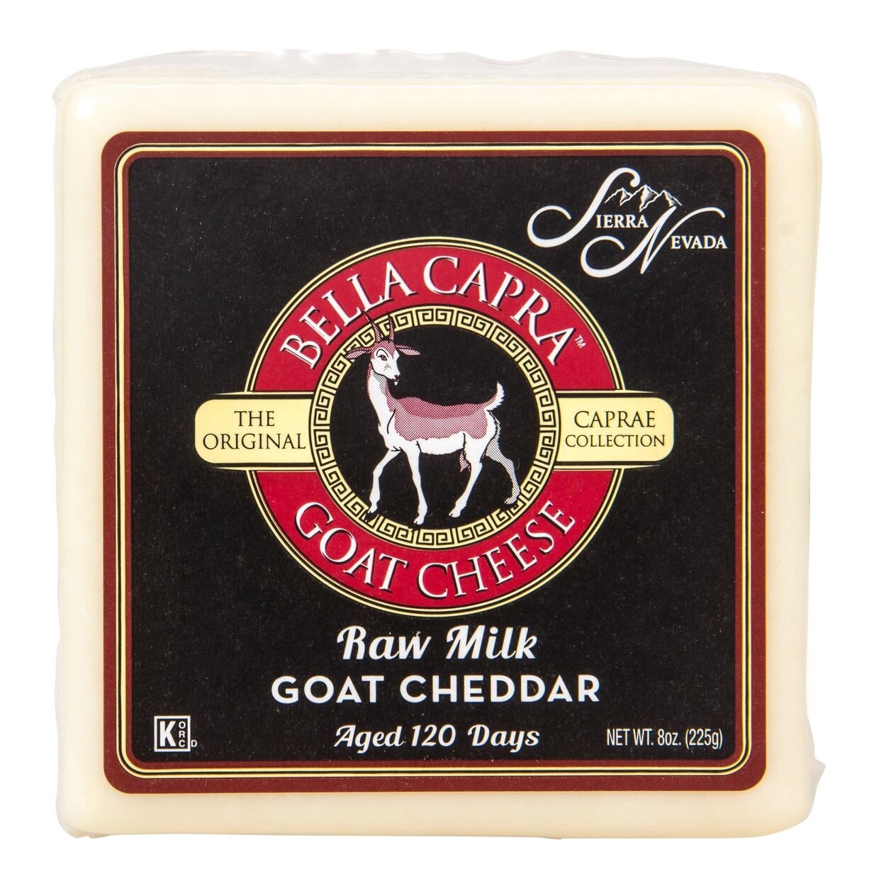 Sncc Caprae Sierra Nevada Raw Milk Cheese, Goat, Cheddar